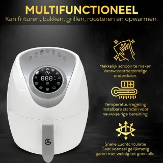 AG5200 Airfryer Wit 4L Compact