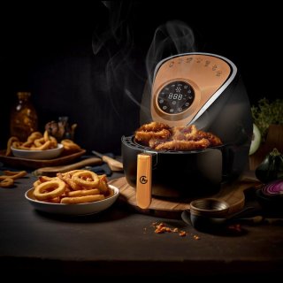 AG5200 Airfryer Zwart 4L Compact