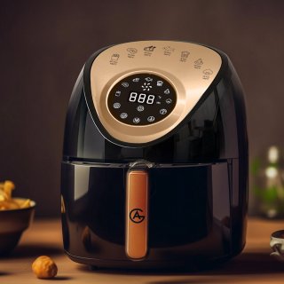 AG5200 Airfryer Zwart 4L Compact