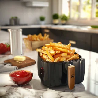 AG5200 Airfryer Zwart 4L Compact
