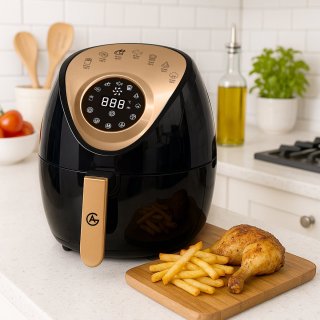 AG5200 Airfryer Zwart 4L Compact