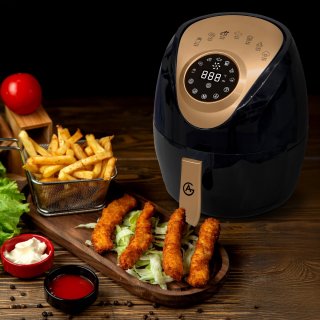 AG5200 Airfryer Zwart 4L Compact