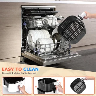 Aigostar 30A3D Airfryer XXL 7L Wit