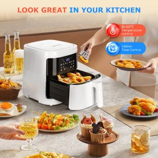 Aigostar 30A3D Airfryer XXL 7L Wit