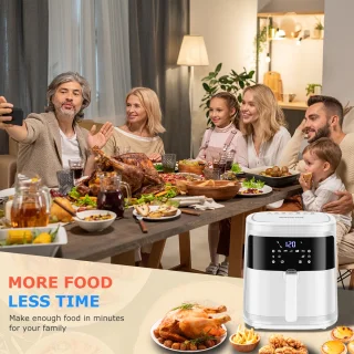 Aigostar 30A3D Airfryer XXL 7L Wit