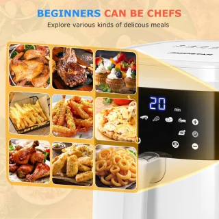Aigostar 30A3D Airfryer XXL 7L Wit