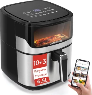 Aigostar 30AX1 Balloon 6,5L Airfryer