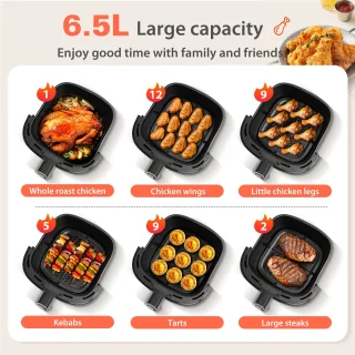 Aigostar 30AX1 Balloon 6,5L Airfryer