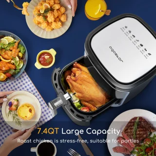 Aigostar 30IBT Airfryer XXL 7L Zwart
