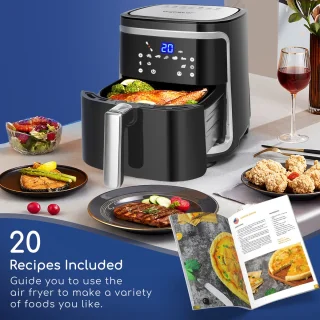 Aigostar 30IBT Airfryer XXL 7L Zwart