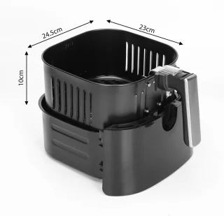 Aigostar 30IBT Airfryer XXL 7L Zwart