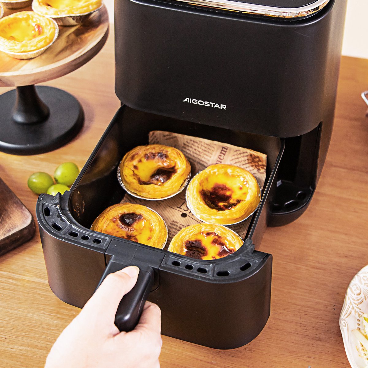 Wat vinden we goed aan de Aigostar 30J4W Dot Airfryer 2L Zwart