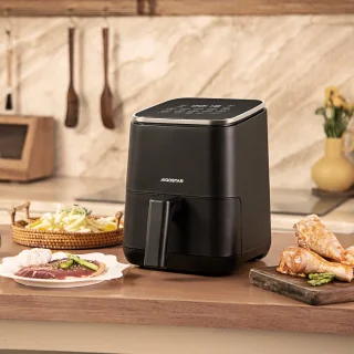 Aigostar 30J4W Dot Airfryer 2L Zwart