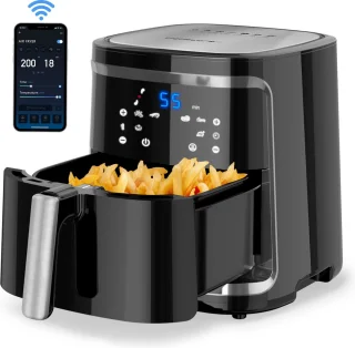 Aigostar Cube Smart Airfryer XXL 7L Zwart