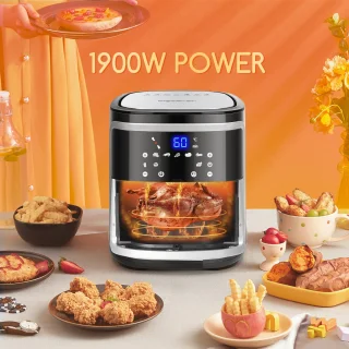 Aigostar Cube Smart Airfryer XXL 7L Zwart