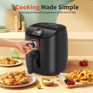 Aigostar Heteluchtfriteuse 4L 1500W Zwart
