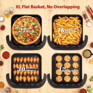 Aigostar Surface XL Airfryer 4L Zwart