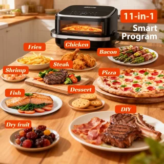 Aigostar Surface XL Airfryer 4L Zwart