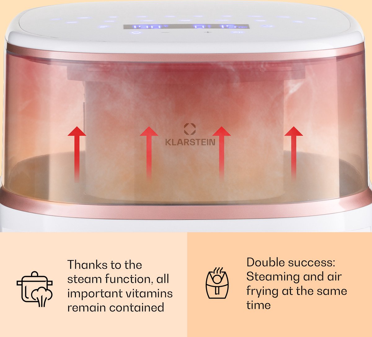 Air Bloom heteluchtfriteuse 7,5L 1500W