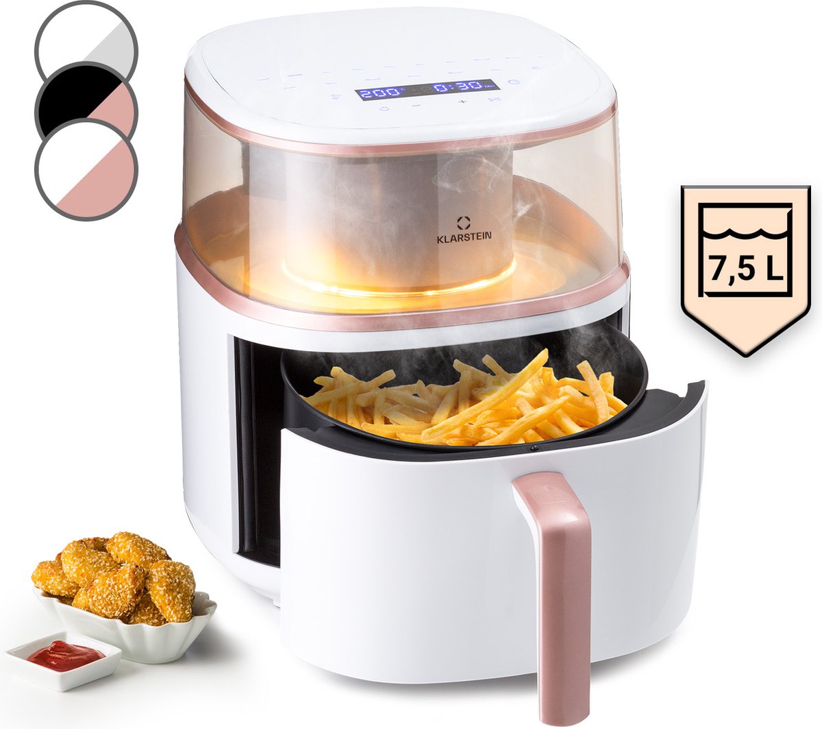 Air Bloom heteluchtfriteuse 7,5L 1500W