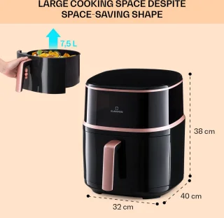 Air Bloom heteluchtfriteuse 7,5L 1500W