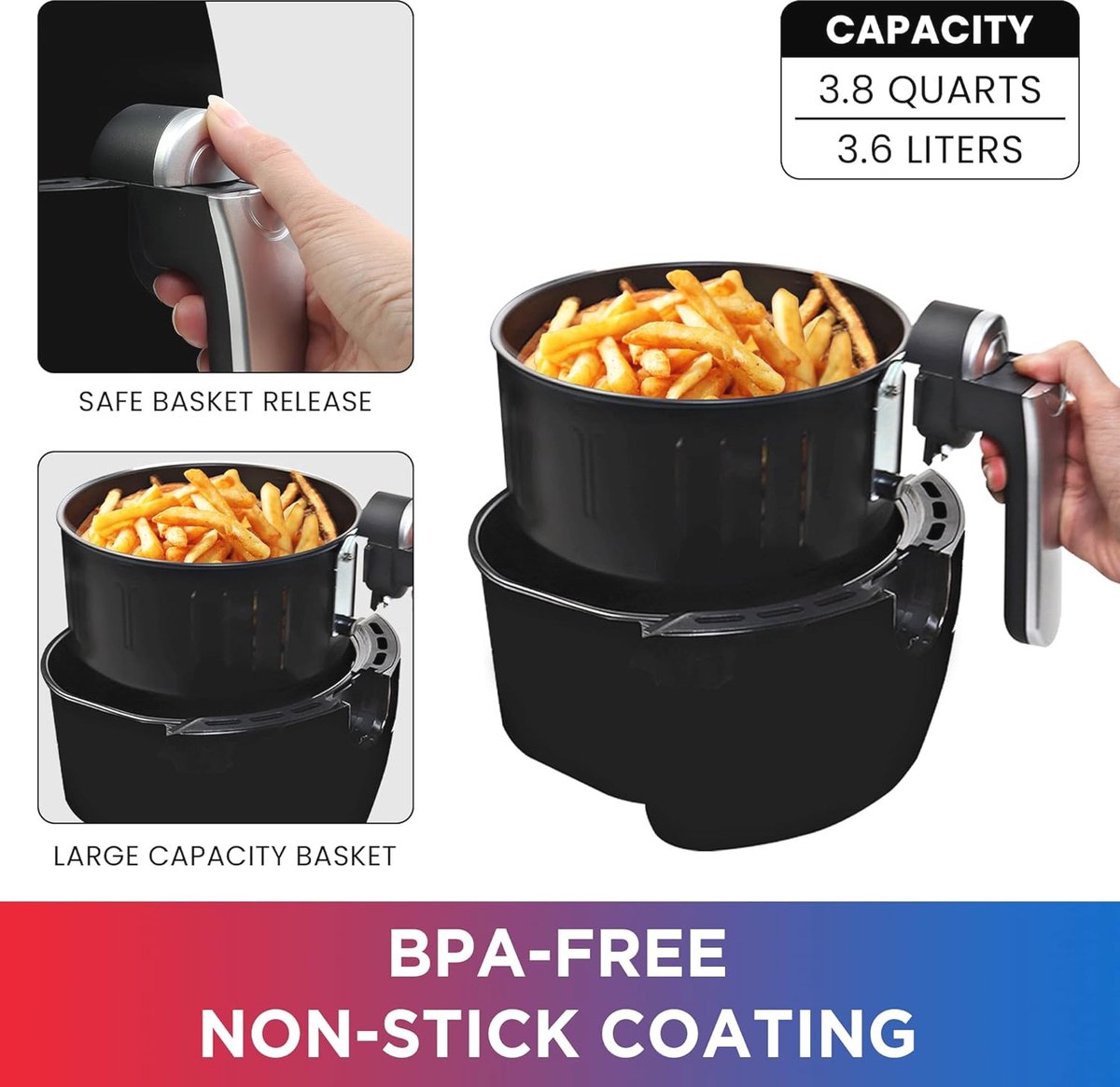 Air Fryer 3.6L Touchscreen