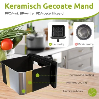 Air Fryer AF60 Heteluchtfriteuse 1350W