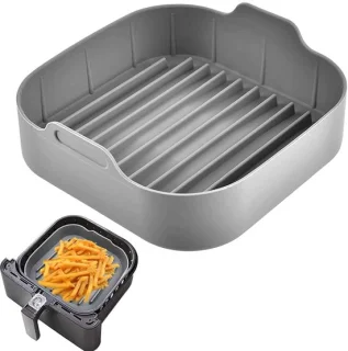 Air fryer liner pot siliconen vierkant voor Cosori