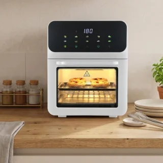 Airfryer 10 l, met kijkvenster, led-touchscreen en 1350 W