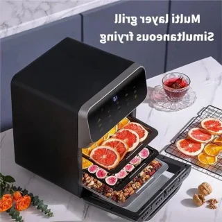 Airfryer 12L Heteluchtfriteuse Zwart