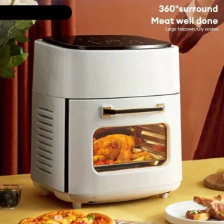 Airfryer 15L Zwart Digital PFAS-vrij Grillrack 1400W