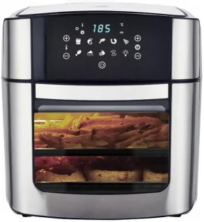 Airfryer - 16 liter - zwart/rvs