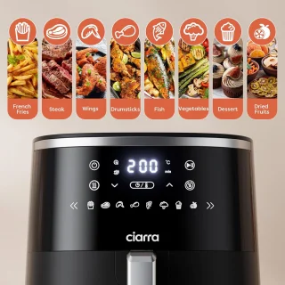 Airfryer 5 L Digitale Touchbediening