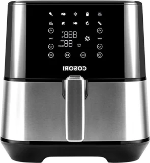 Airfryer 5.5 liter zilver