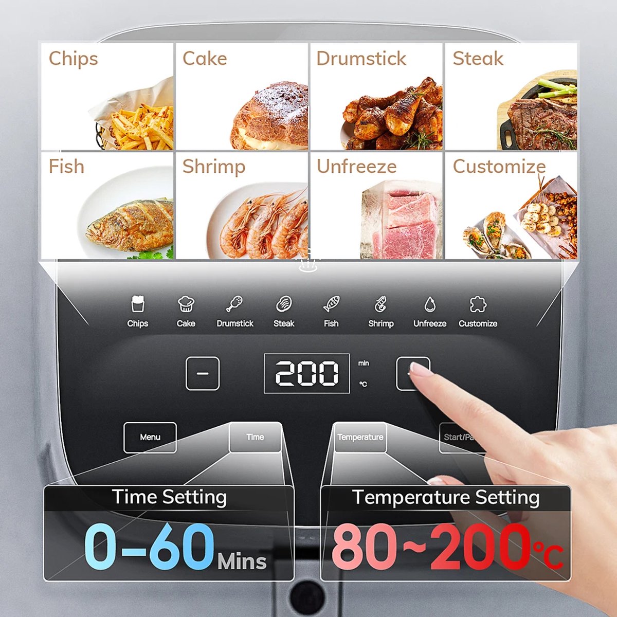 Airfryer 5L 1450W