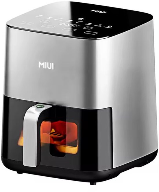 Airfryer 5L Elektrische Friteuse Zwart