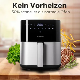 Airfryer 5L Zwart RVS