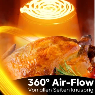 Airfryer 5L Zwart RVS