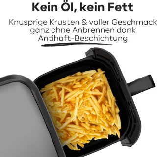 Airfryer 5L Zwart RVS