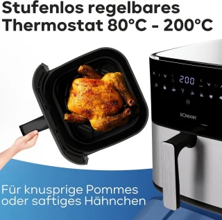 Airfryer 5L Zwart RVS