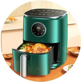 Airfryer 6.0L groen