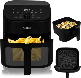 Airfryer 6.5 liter zwart
