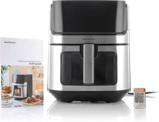 Airfryer 6.5 liter zwart rvs
