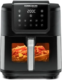 Airfryer 8 liter 1700W zwart
