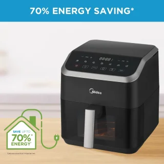 Airfryer Digitale Heteluchtfriteuse 5L Zwart 1600W