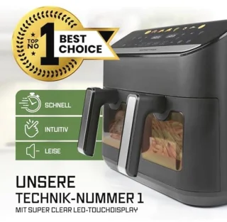 Airfryer Dubbele Kamer 9L