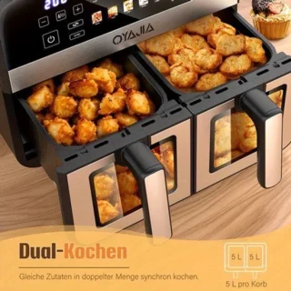 Airfryer, friteuse, heteluchtoven, heteluchtfriteuse en oven