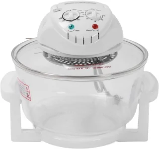 Airfryer glazen kookpot 12 liter wit