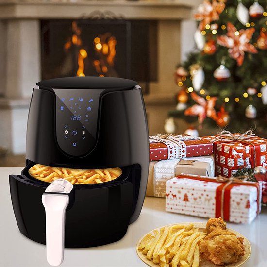 Airfryer Heteluchtfriteuse 1500W LED Touchscreen 6 Programma's