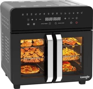 Airfryer heteluchtfriteuse 23L XXL dual-zone